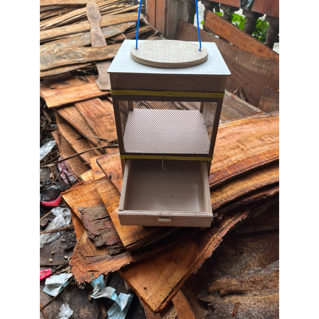 kandang / tempat jangkrik dan ulat