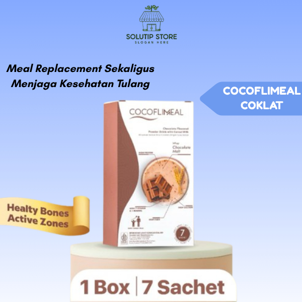 Cocoflim Meal Replacement 1 Box Multigrain Protein Sehat Cereal Powder Drink