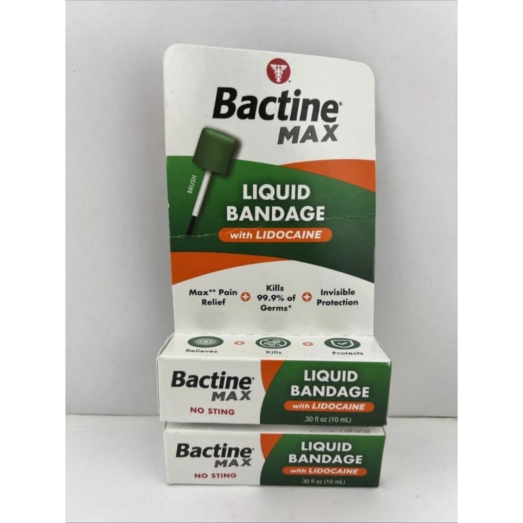 Bactine MAX Liquid Bandage with Lidocaine,10 ml.
