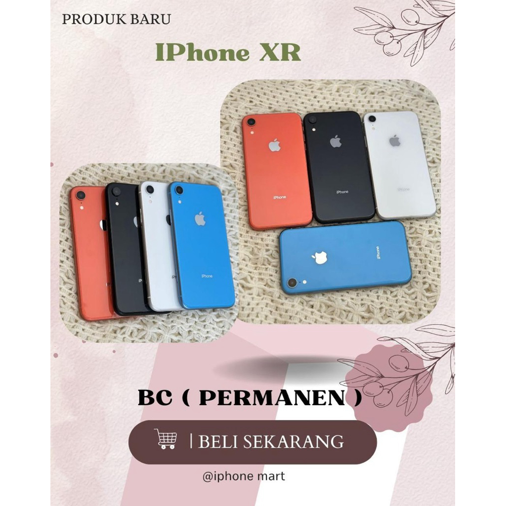 Iphone XR 64gb 128gb Second Like New Original Mulus No Minus