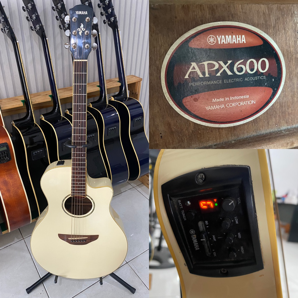 GITAR AKUSTIK ELEKTRIK SECOND ORIGINAL YAMAHA APX600 ORIGINAL
