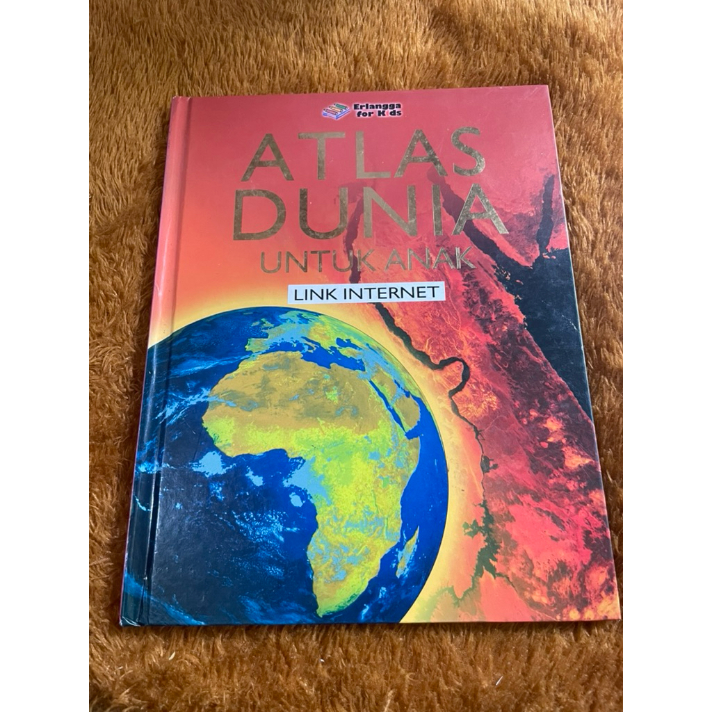 Buku Atlas Dunia Untuk Anak(preloved) Link Internet