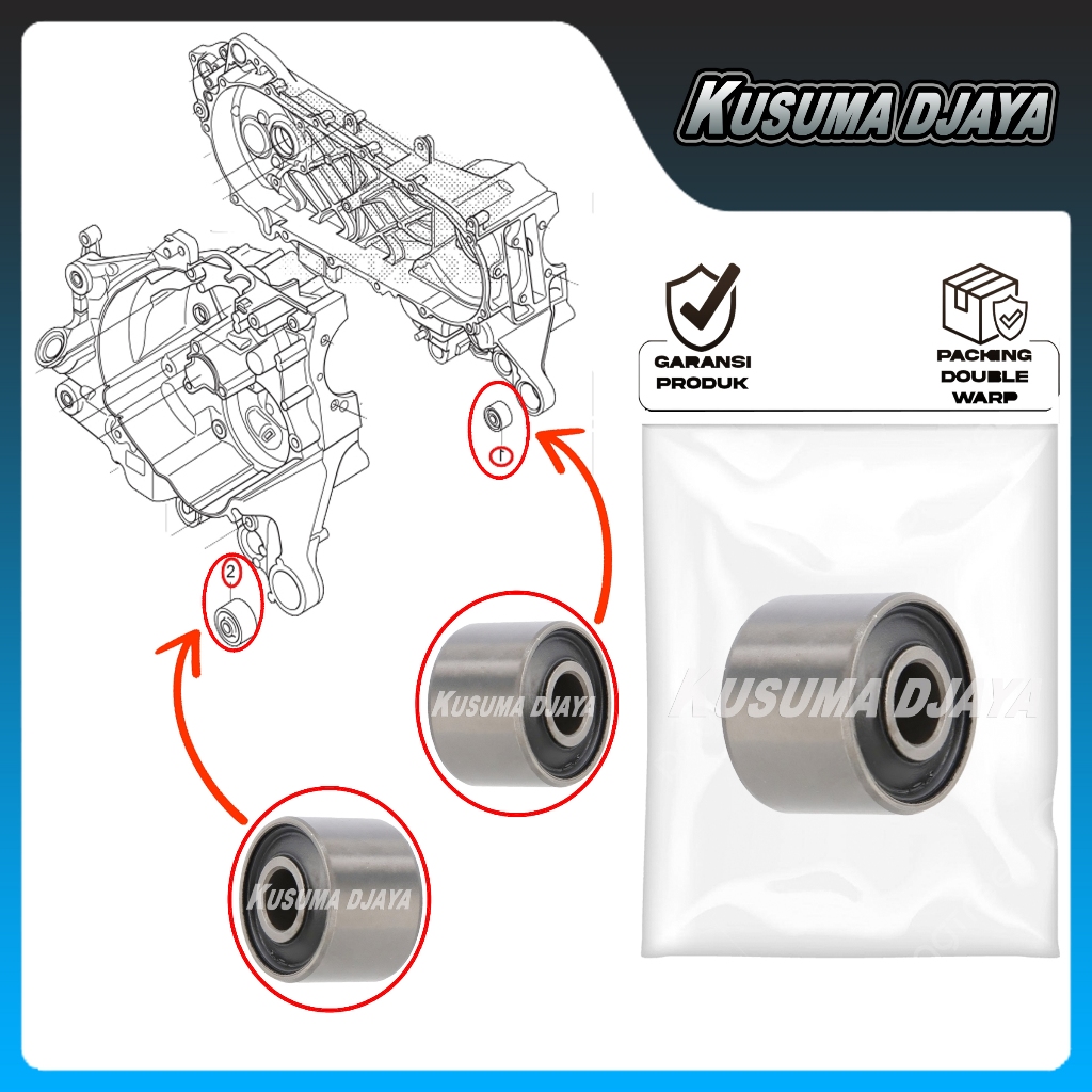BOSH ENGINE MOUNTING BEAT SPACY SCOOPY VARIO KARBU FI ESP 110 - 125 - 150 SATUAN