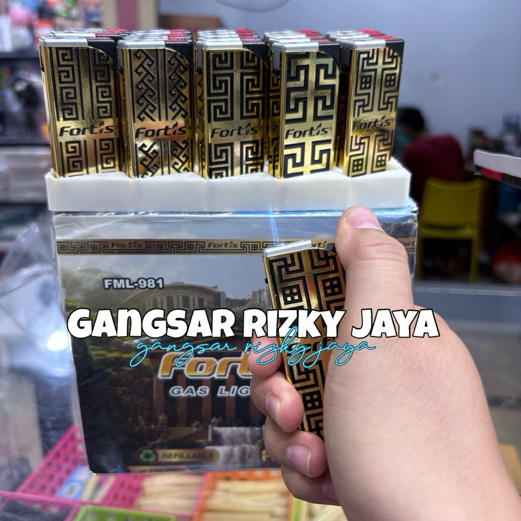 [GRJ] - (isi 50pcs) M2000 X Fortis Korek Api Bara JetFlame Refillable / FML-981 ATLAS