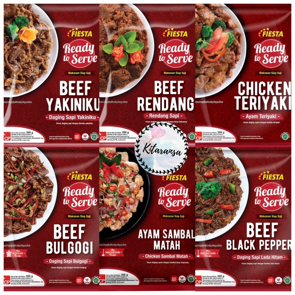 Fiesta Beef/Fiesta Chicken/Fiesta/Fiesta Teriyaki/Yakiniku/Rendang