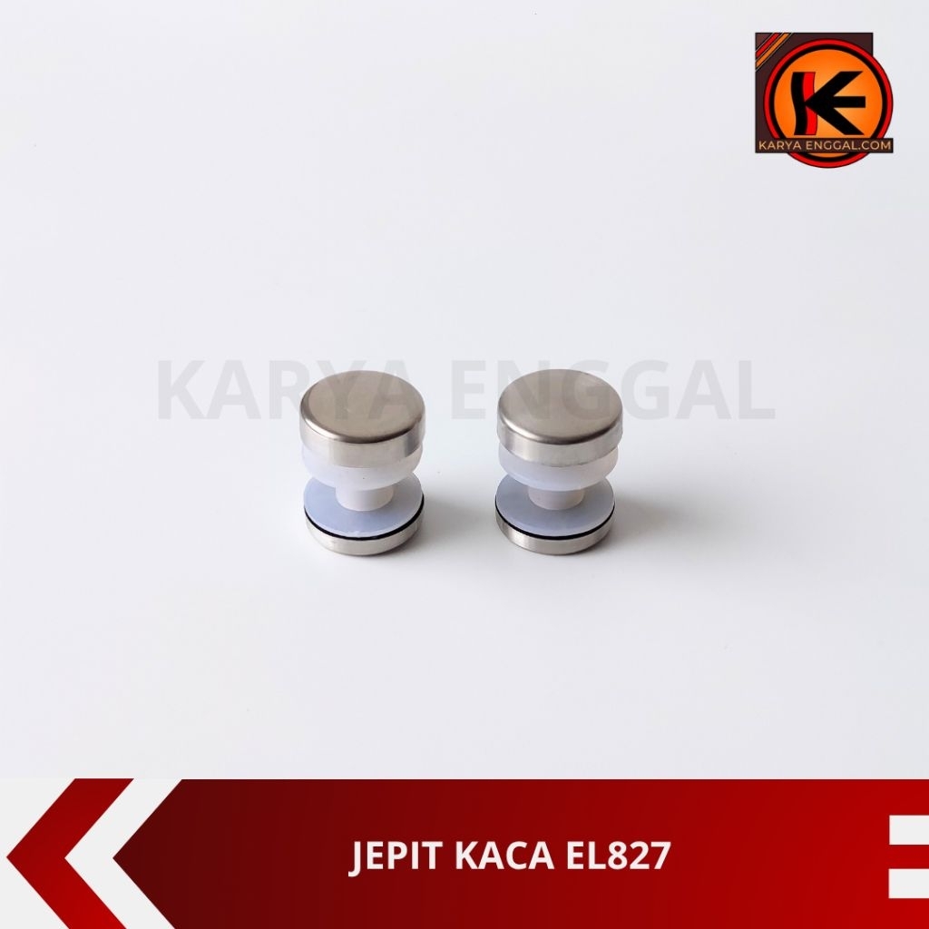 Penjepit Kaca Stainless/ Klem Jepit Kaca/ Klip Penjepit Kaca Cermin