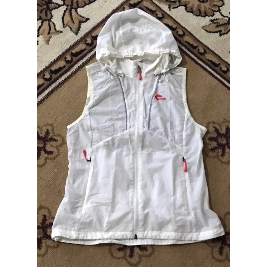 Rompi hoodie Nepa golf pria/wanita