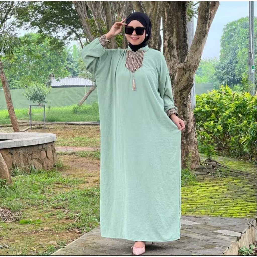 HOT DEALS NEW Gamis Kaftan Modern//Gamis Sultan Renda Mewah