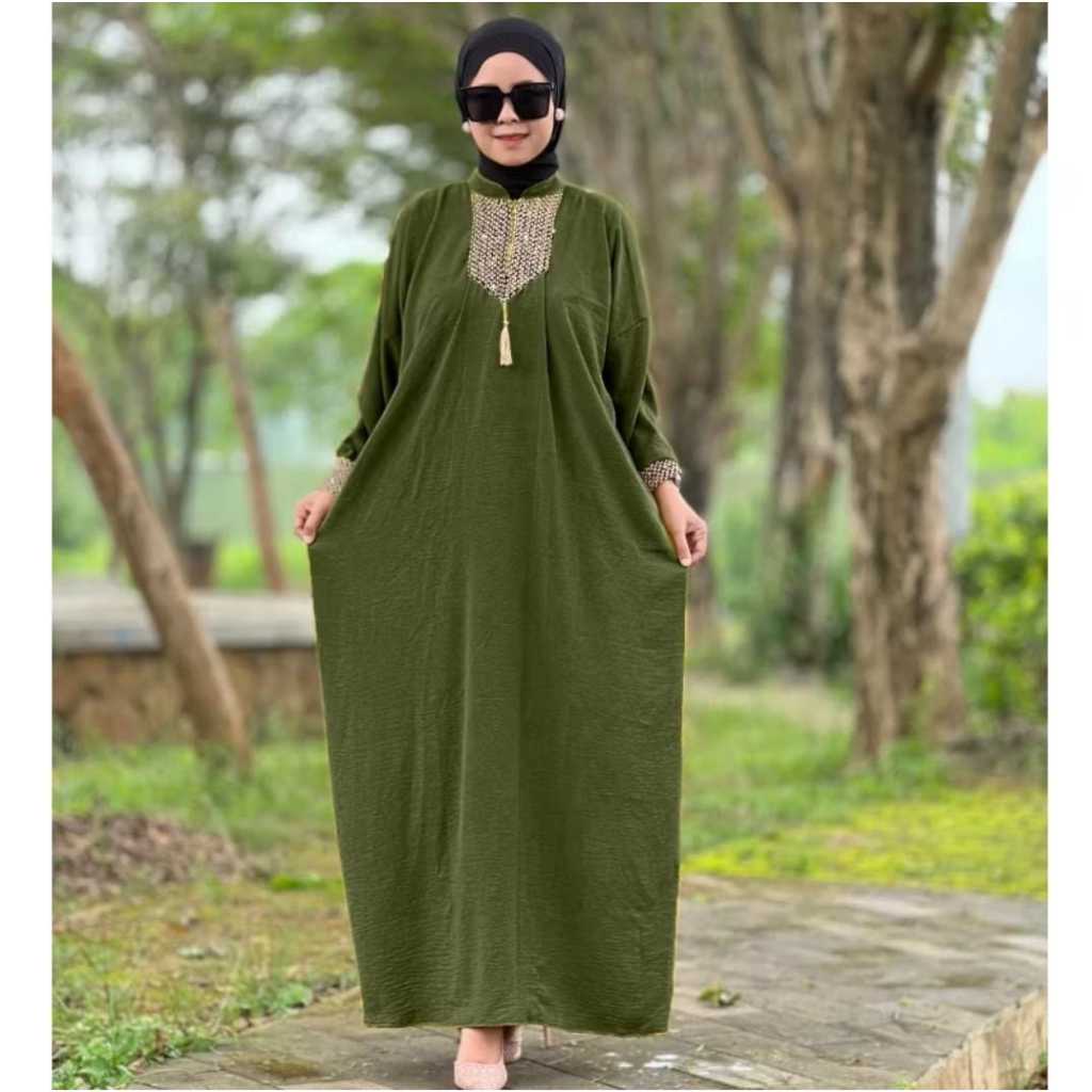 HOT PRODUCT NEW Gamis Kaftan Modern//Gamis Sultan Renda Mewah