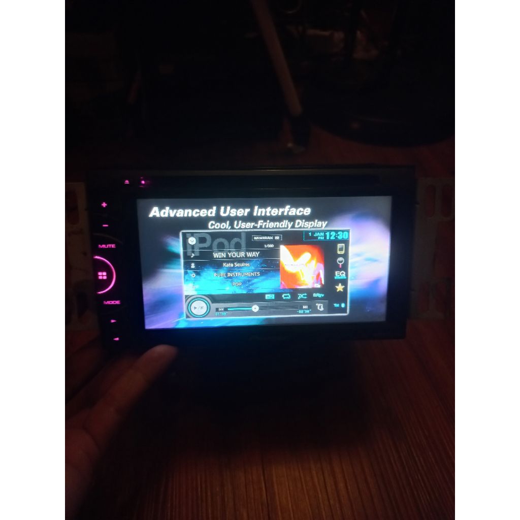 HEAD UNIT PIONEER AVH X1550DVD DOBEL DIN