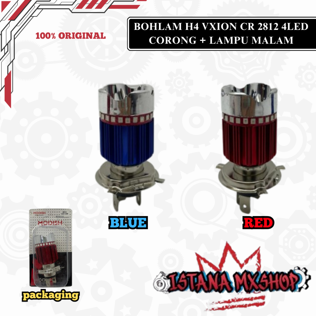 LAMPU LED H4 LASER  UNTUK  MOBIL FUSO DAN MOTOR Vixion R Verza OLD BYSON CBR 150R 250R CB KLX CRF NI