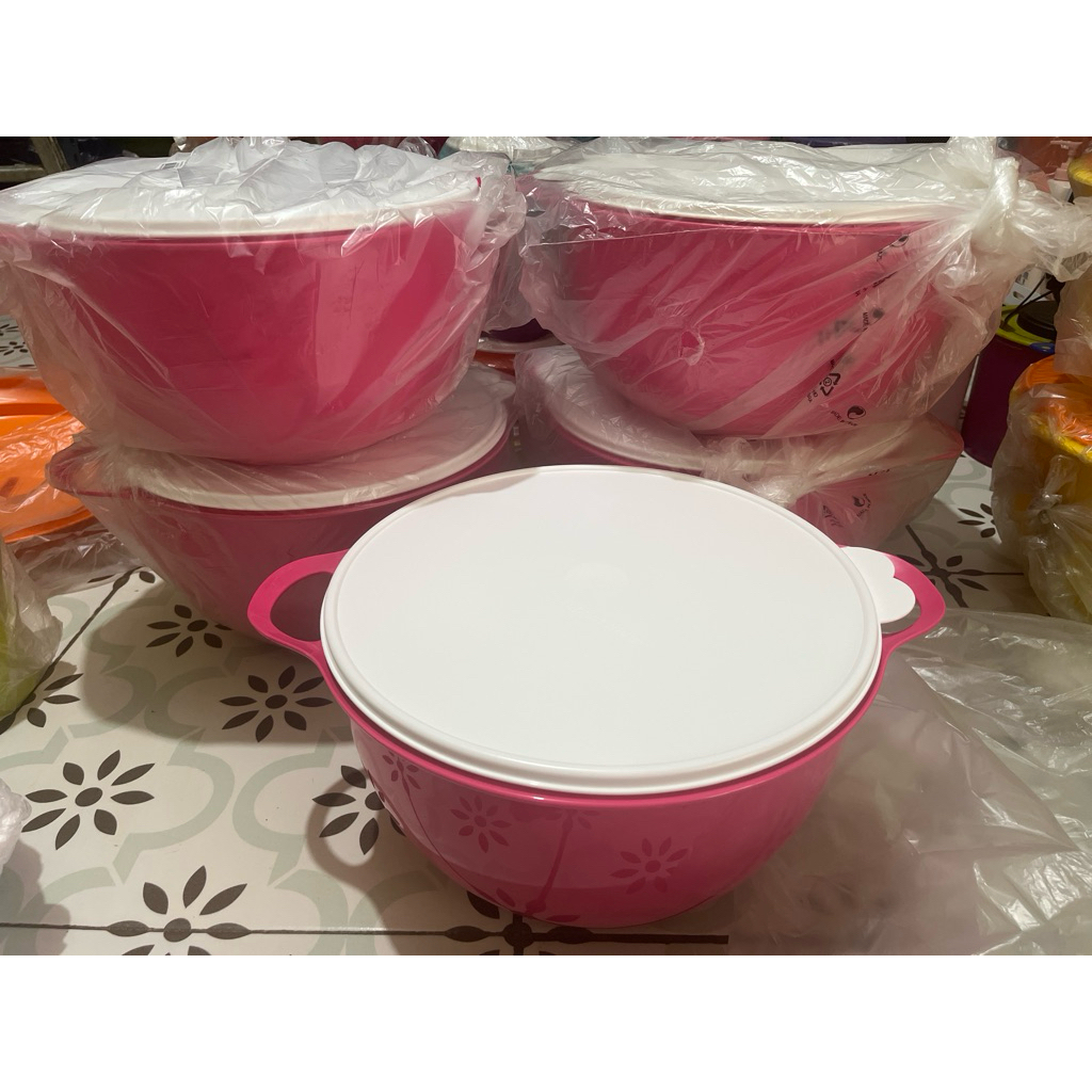 Bowl 10 L pink, 1 pcs Baru Tupperware