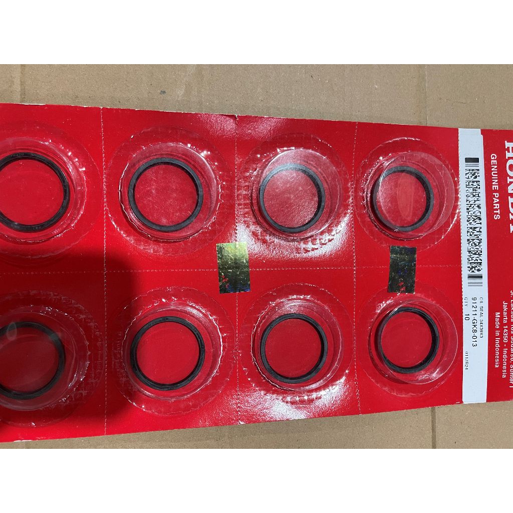 91211 GK8 013 Seal Puly Belakang 34X39X3 Honda BeAT Karbu