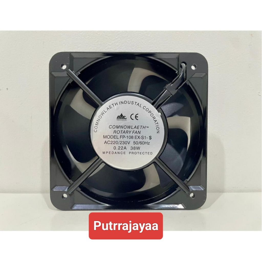 FAN 15x15 cm AC 220 Volt Tebal 5 cm / Fan AC 220V 15 cm