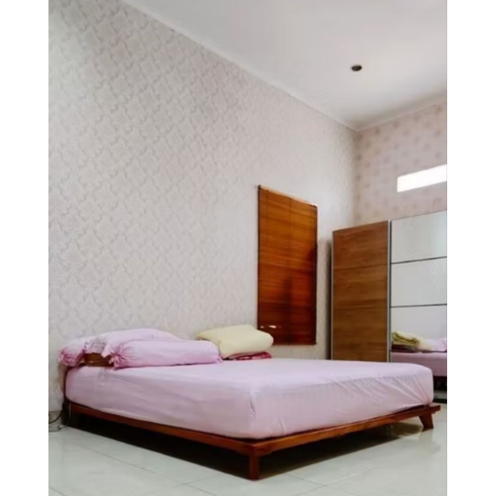 DIPAN KASUR/SPRINGBED KAYU ASLI