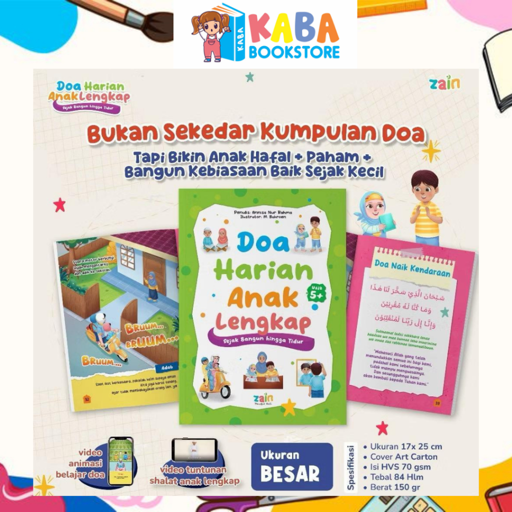 Kaba Book - Buku Doa Harian Anak Lengkap