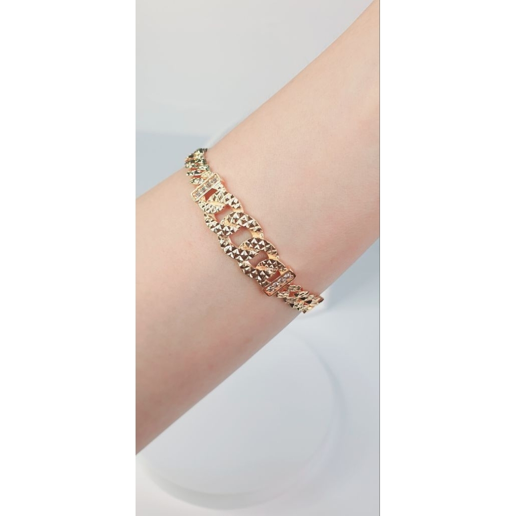 Gelang rantai titanium anti karat plat sisik naga kaitan jam