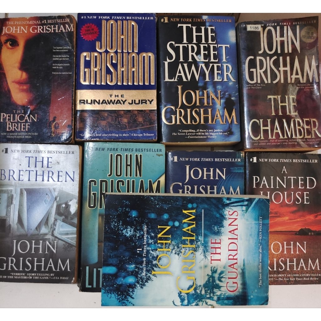 NOVEL IMPORT JOHN GRISHAM BEKAS ORIGINAL