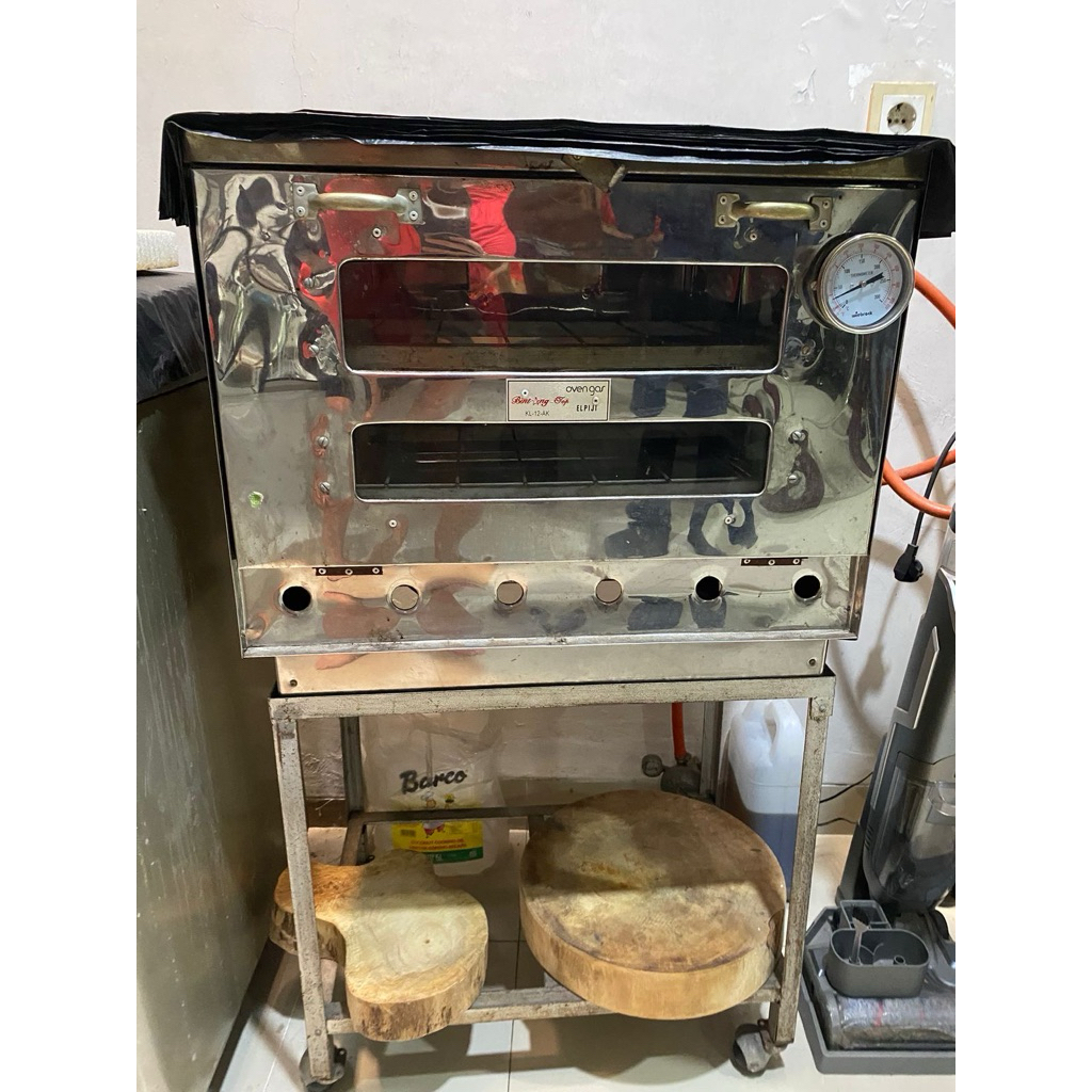 Oven Gas Api atas Bawah Preloved