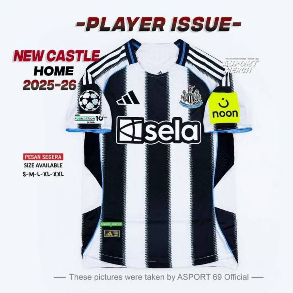 PLAYER ISSUE NEWCASTLE UNITED 2025-2026 PI TERBARU NEWCASTLE UNITED