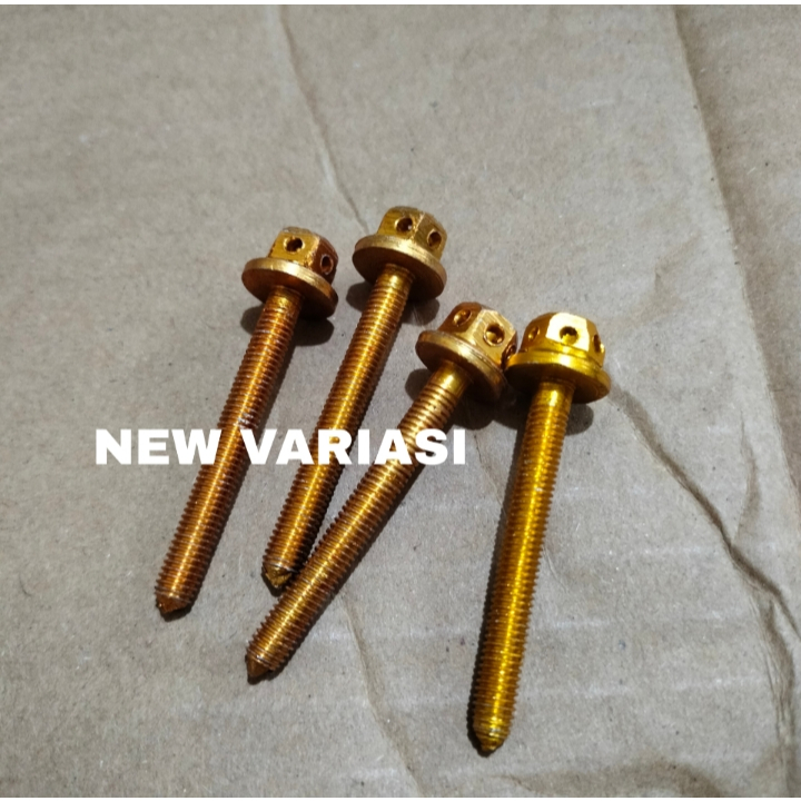 4PCS BAUT VISOR PANJANG NMAX LEXI / PAKET BAUT VISOR WINDSHIELD NMAX LEXI