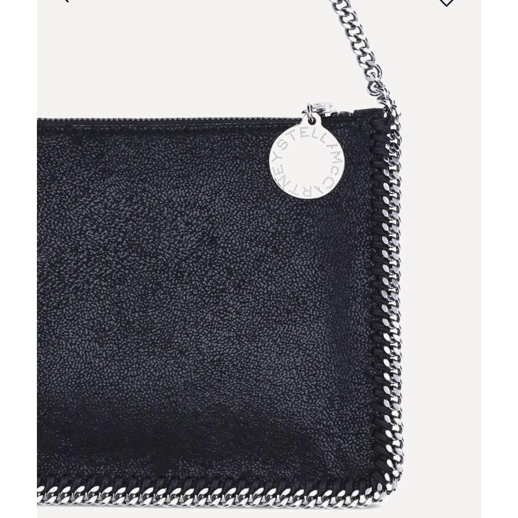 Stella McCartney Falabella clutch bag warna hitam