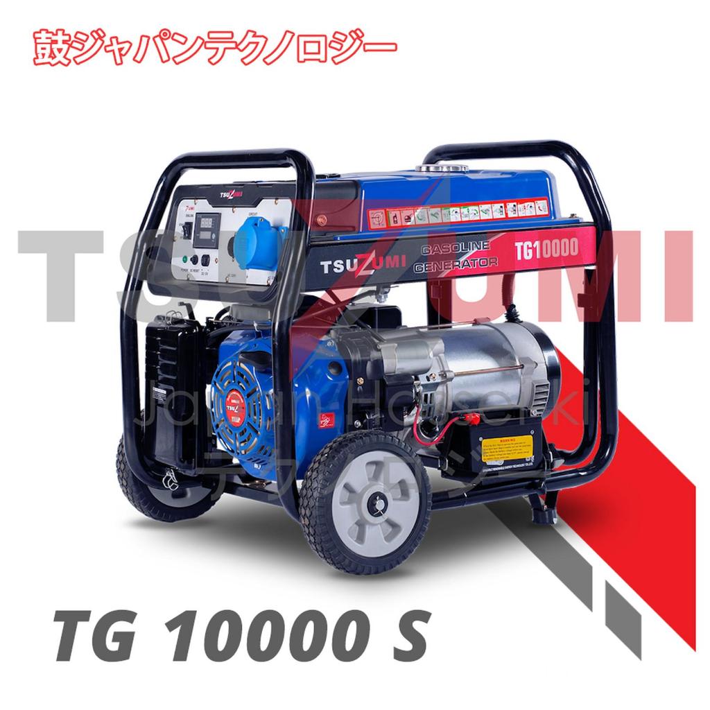 Genset Open Dual Fuel Gas LPG Bensin TG10000S 8000 Watt - Generator Gas LPG Bensin 10 KVA
