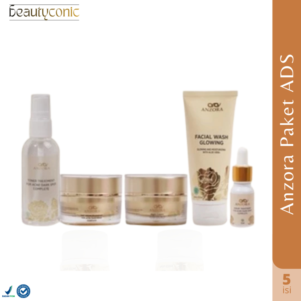 Anzora Remover Acne Dark Spot Series Paket Cream Pencerah Skincare Anti Flek Beruntus Pori Besar