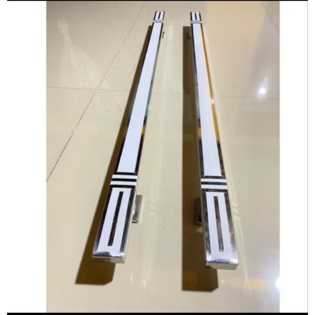 handle kotak tarikan gagang pintu motif ceret putih 60cm/ps pintu kupu tarung