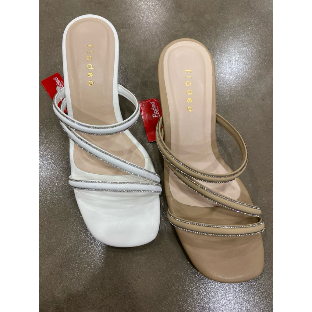 Sandal heels Wanita Merk Fladeo