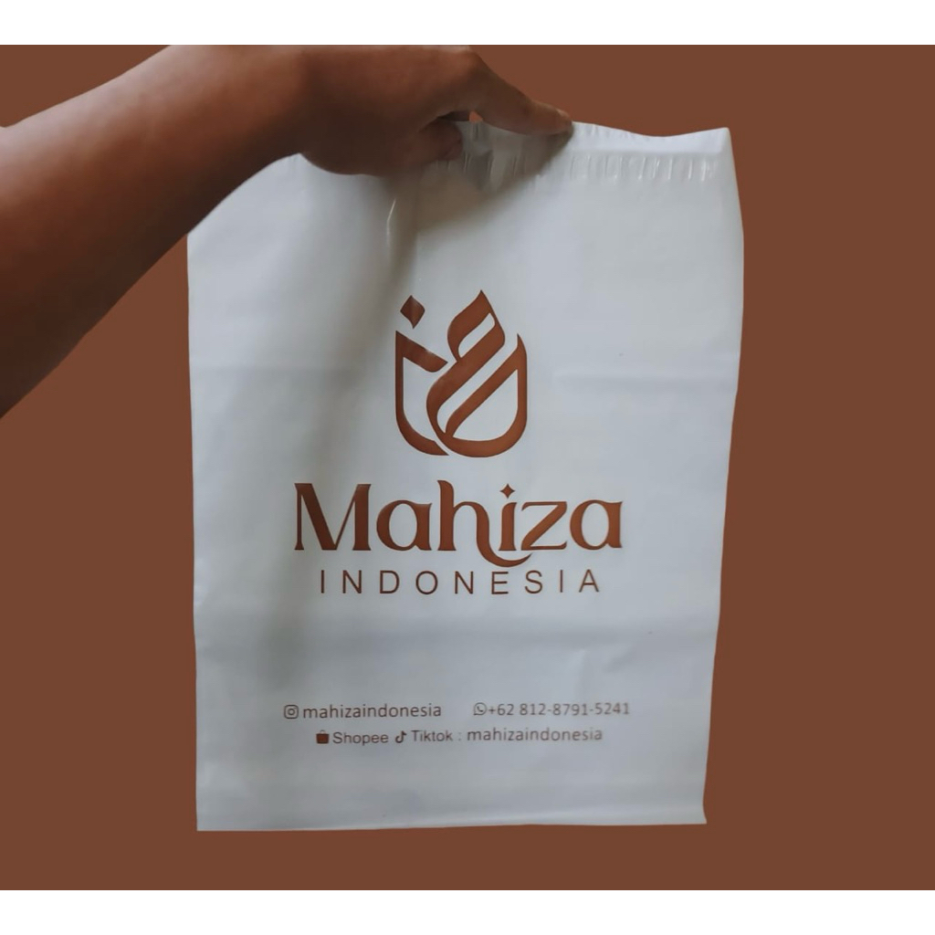 100 pcs polymailer ukuran 30x40 custom sablon /custom logo ,free sablon ,peceging,plastik pecing pol