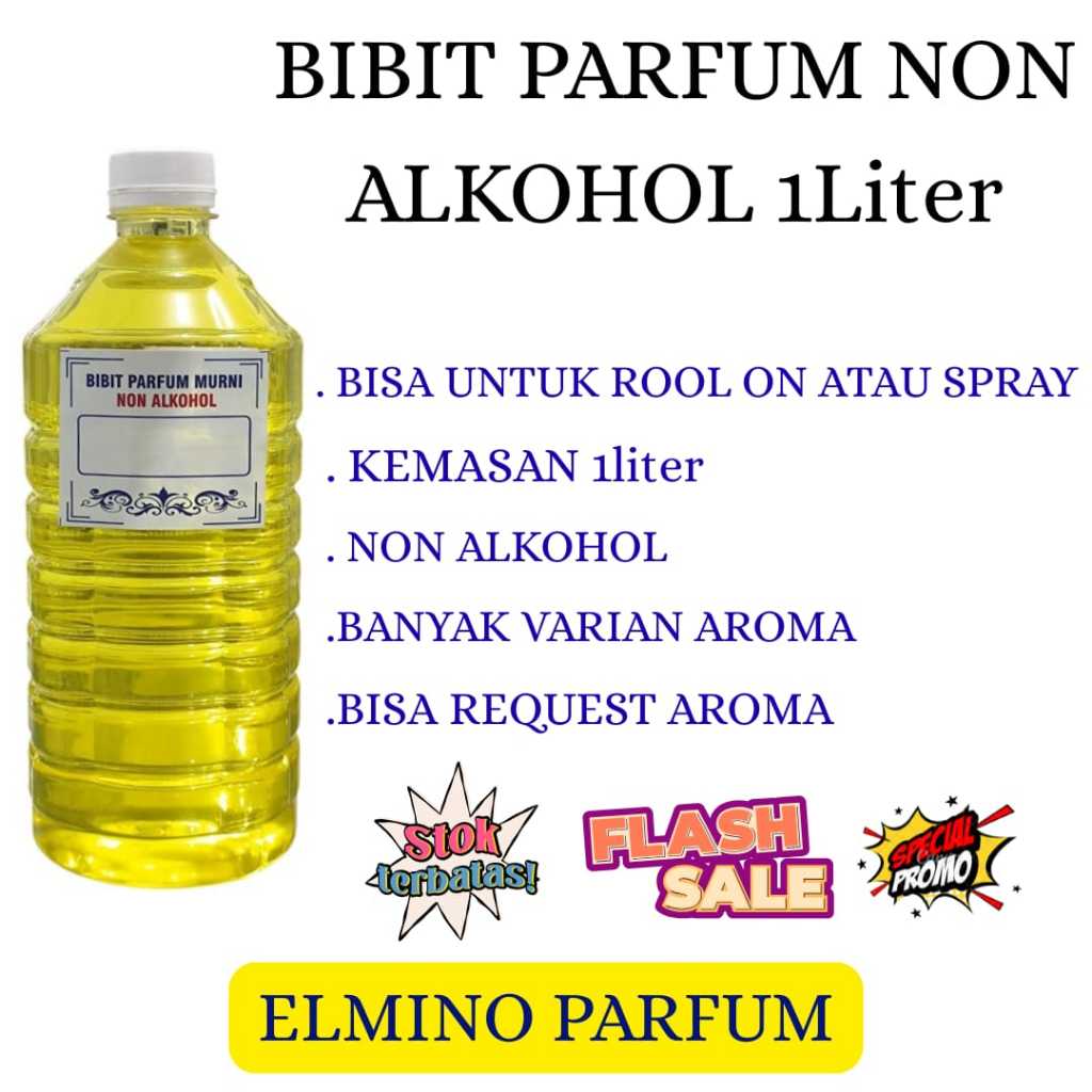 (1 LITER) BIBIT PARFUM NON ALKOHOL 1 LITER