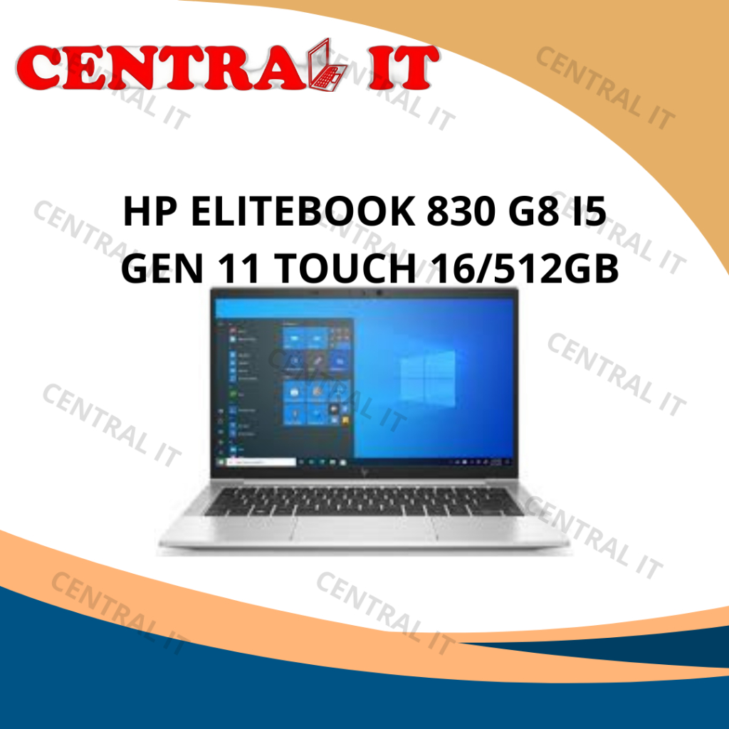 HP Elitebook 830 G8 i5 Gen 11 Touch 16/512GB Laptop Bisnis Ringan dengan Layar Sentuh Full HD 13,3 I