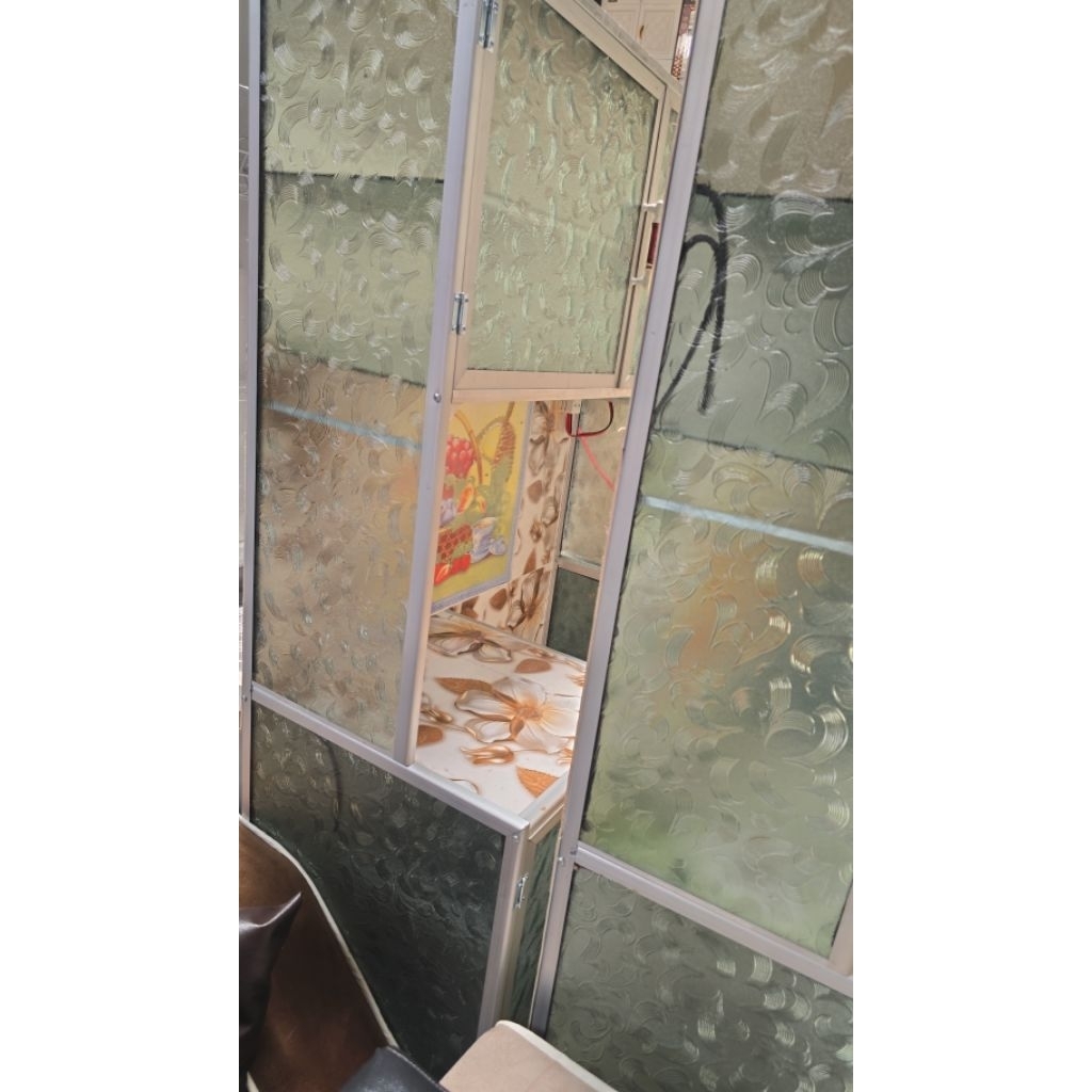 RAK PIRING ALUMINIUM 2 PINTU l