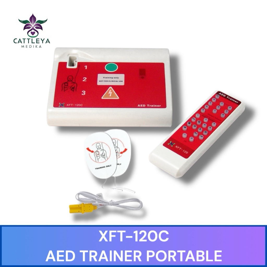 AED TRAINER CPR XFT-120C PORTABLE - AED DEFIBRILLATOR TRAINING CPR RJP