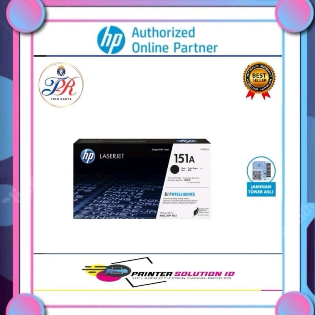 HP TONER LASERJET CARTRIDGE 151A (W1510A)Hitam Printer