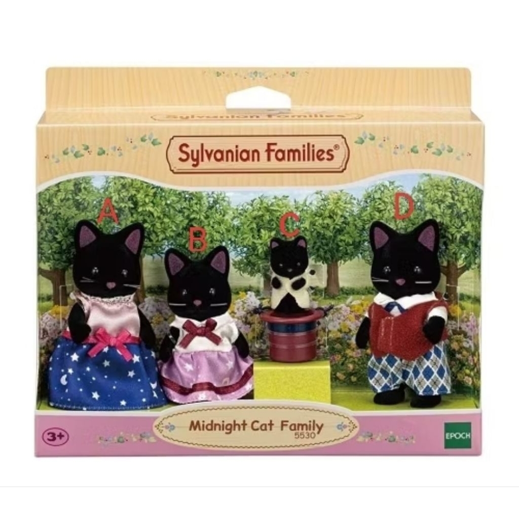 sylvanian families Midnight cat family