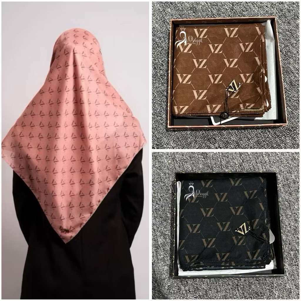 Vivi Zubedi - VZ Voal Monogram Scarf
