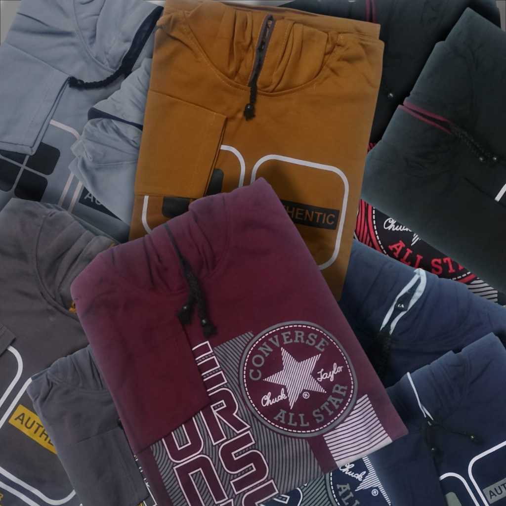 Kaos Topi Pria Lengan Panjang Paket Grosir