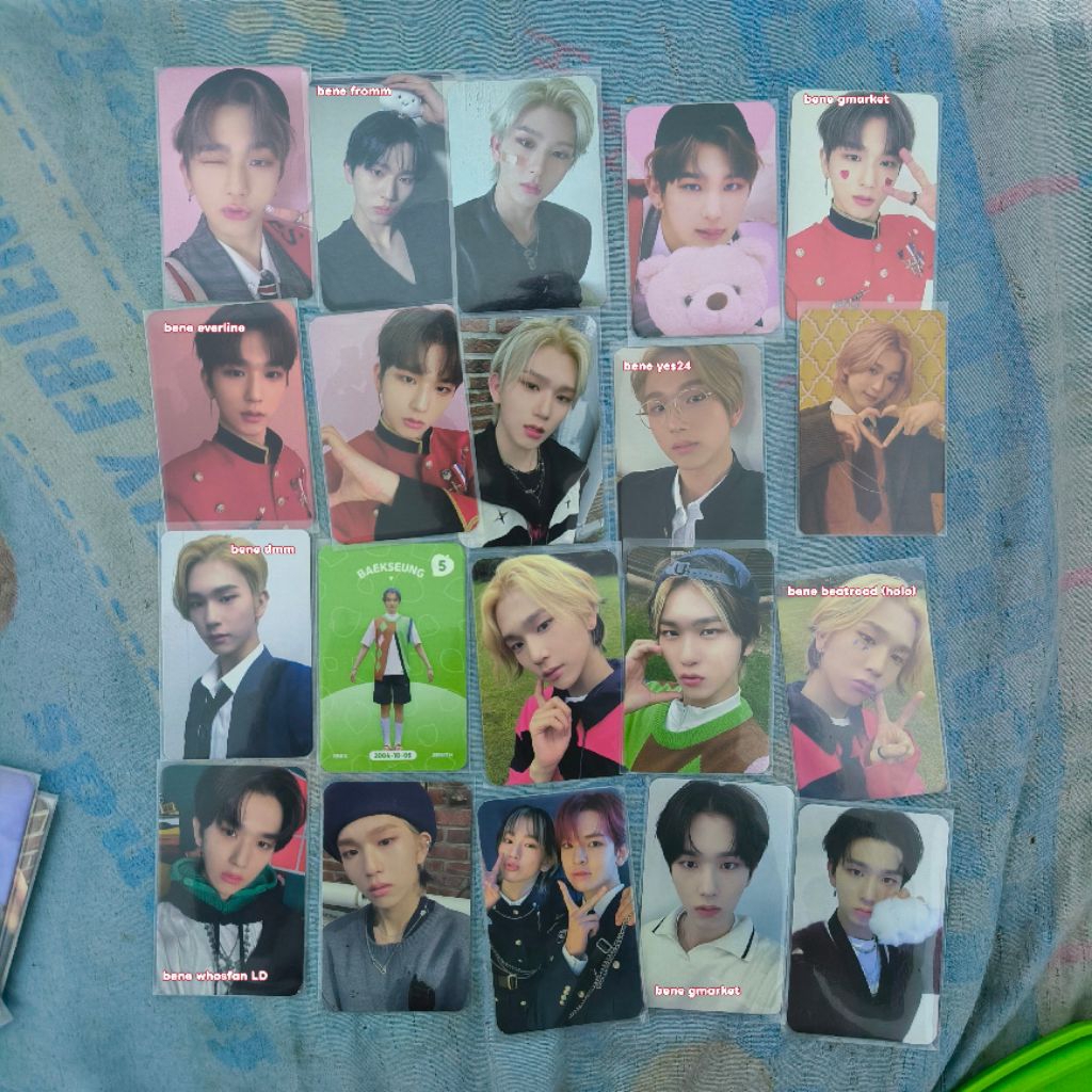 TAKE ALL PHOTOCARD BAEKSEUNG EPEX ALBUM DAN BENE (beatrod dmm2 everline gmarket whosfan LD fromm)
