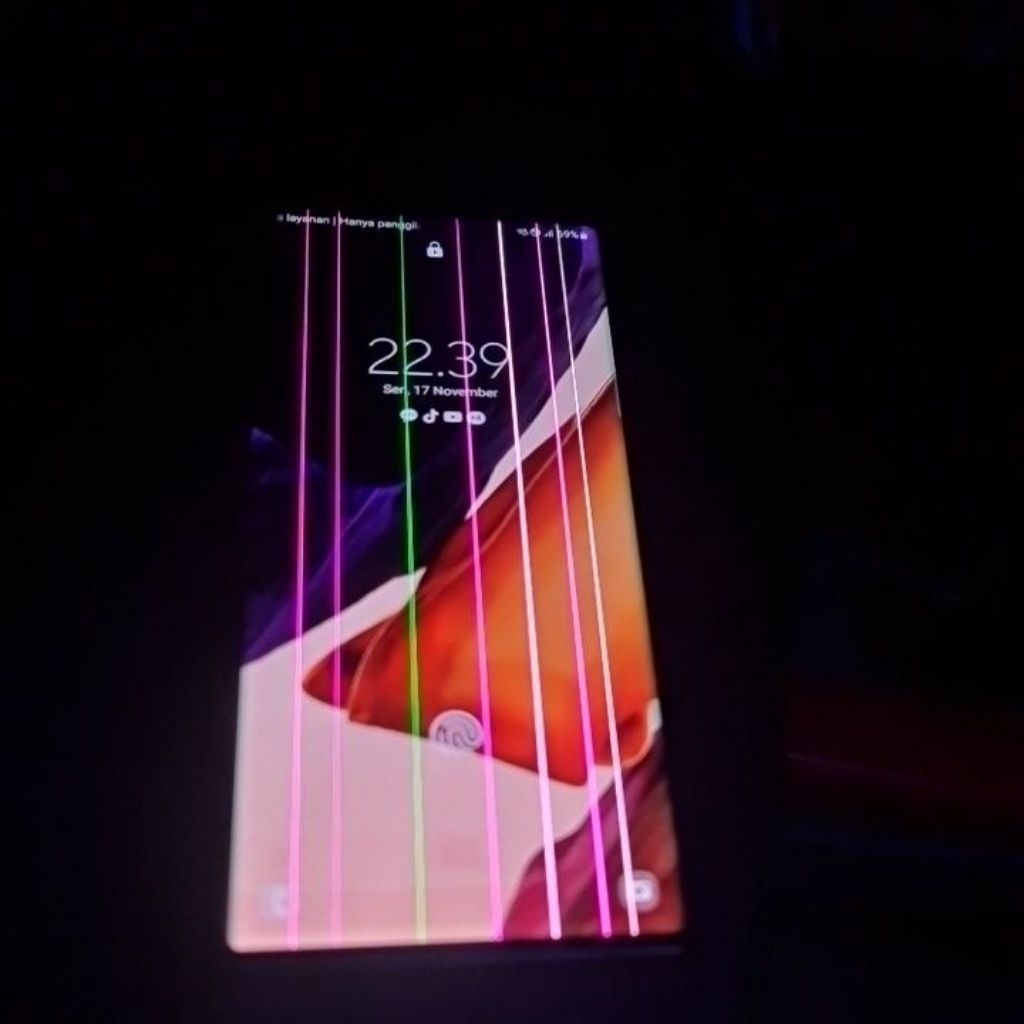 lcd samsung note 20 + plus copotan