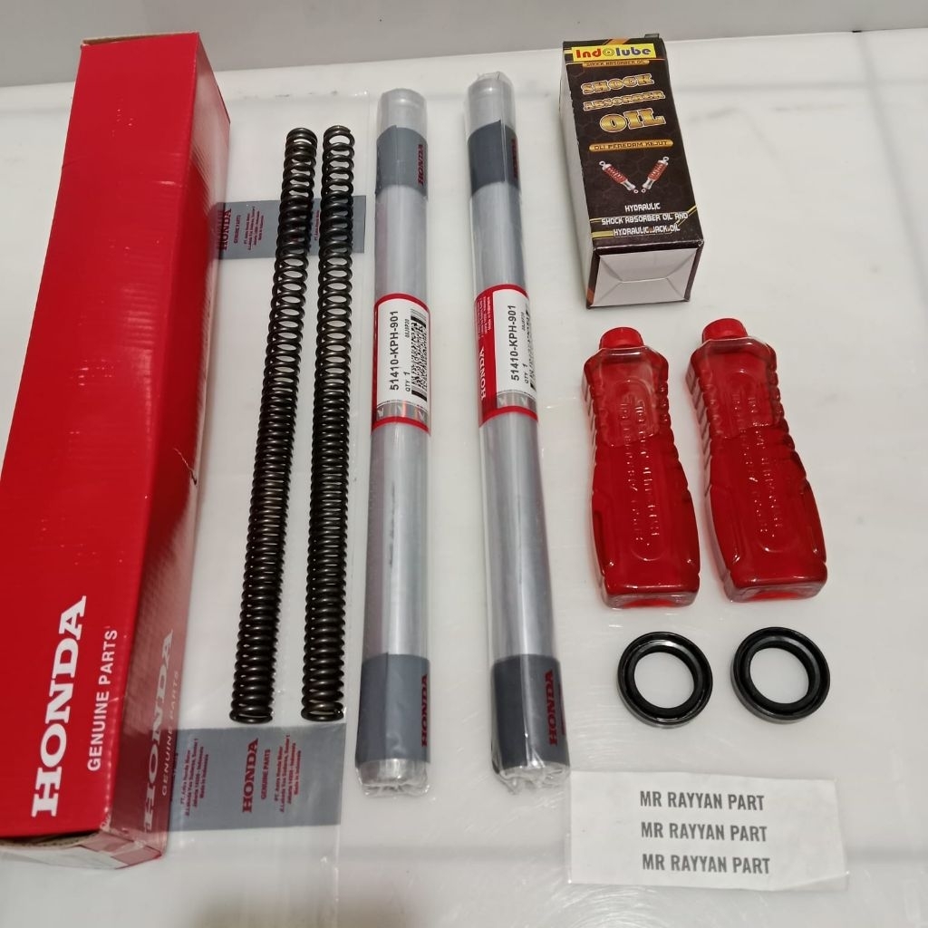 sok depan komplit supra x 125 supra fit sok+sil+per+oli kph/original