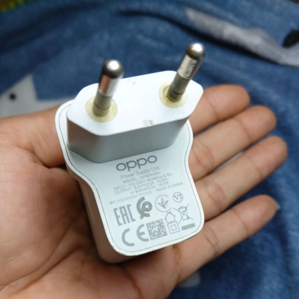 batok charger Oppo 18 Watt fast charging original copotan