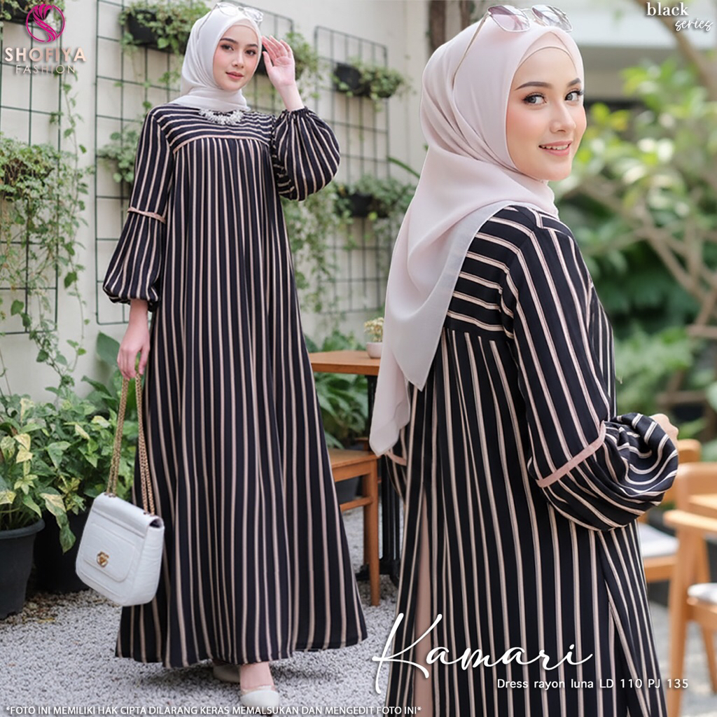 GAMIS DRESS KAMARI & NOVIA ORIGINAL BY SHOFIYA