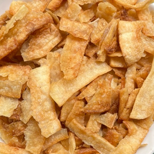 KERIPIK MENGGLENG/GAPLEK SINGKONG ASIN/GURIH