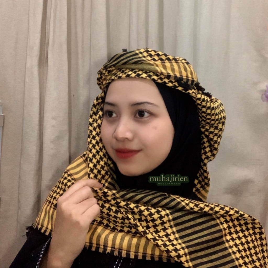 Sorban Rumbai Motif terbaru Sorban hijab Sorban Ronce Gold