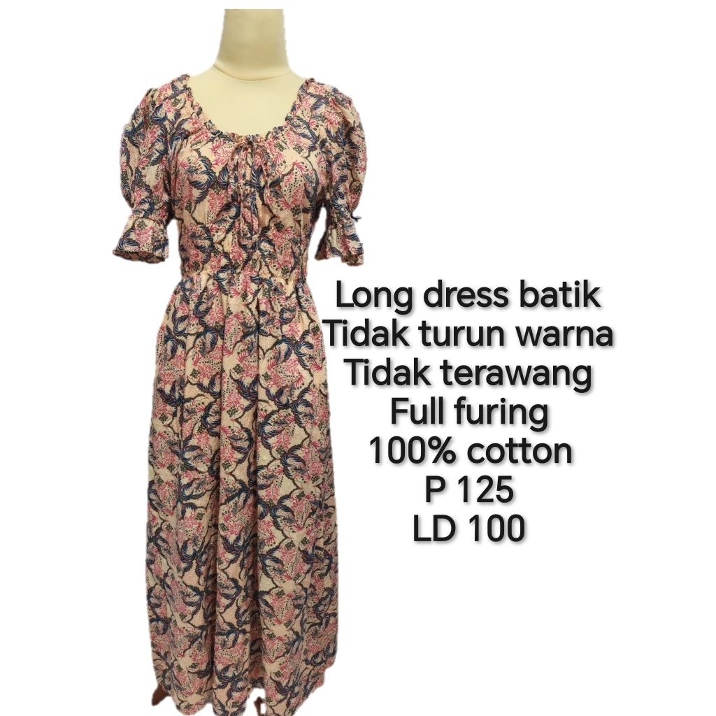 Long dress batik Modern