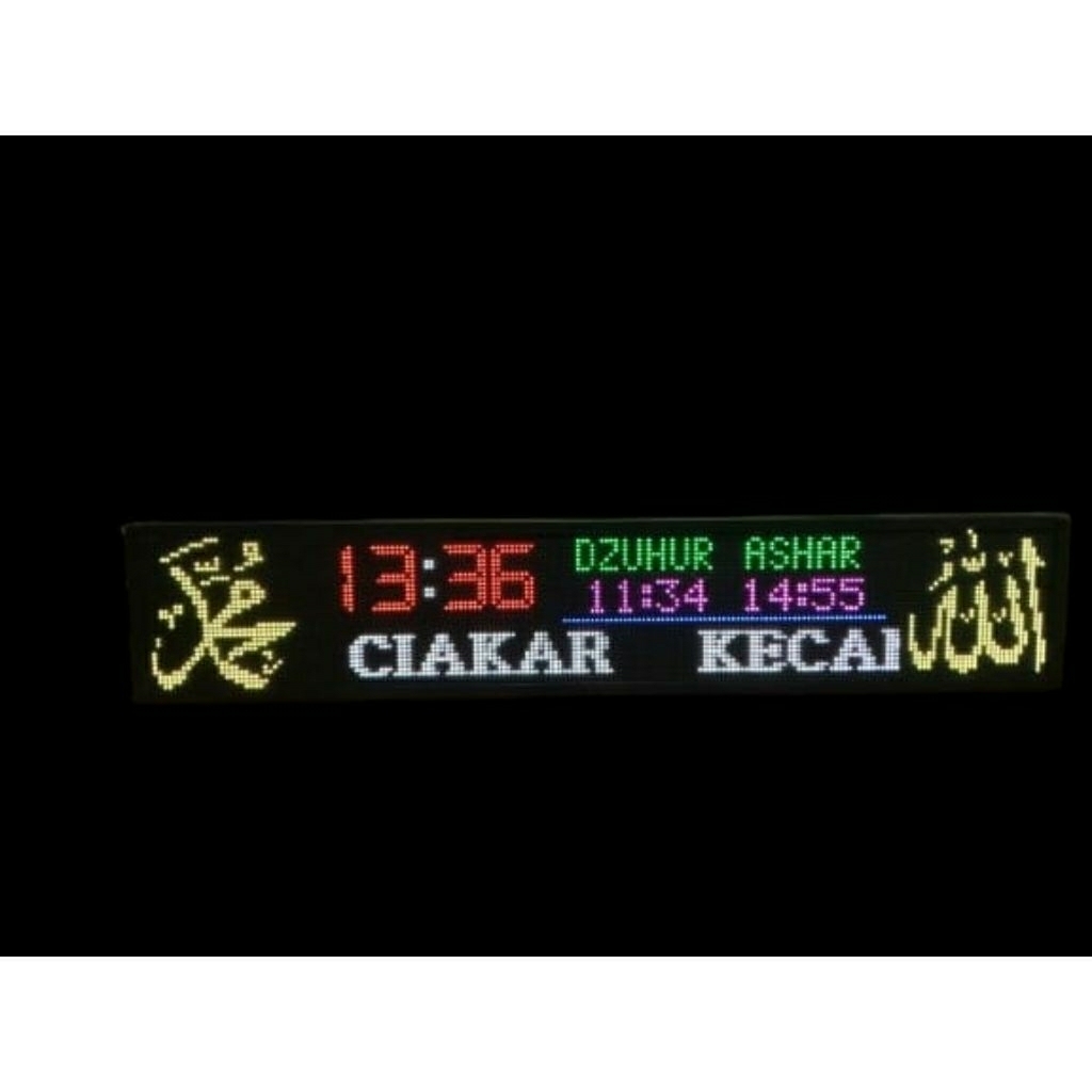 Jam Jadwal Sholat Running Text