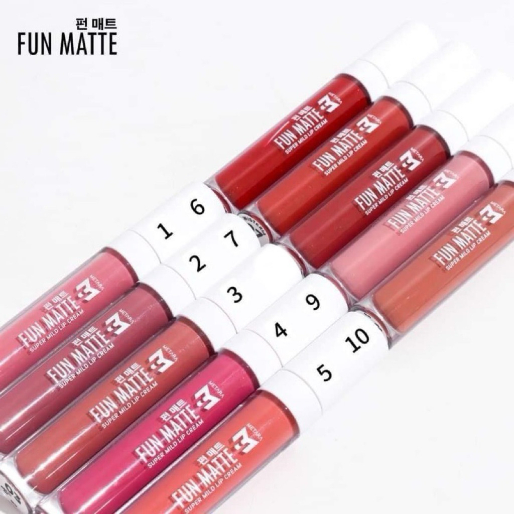 FUN MATTE Super Mild Lip Cream BY METARA