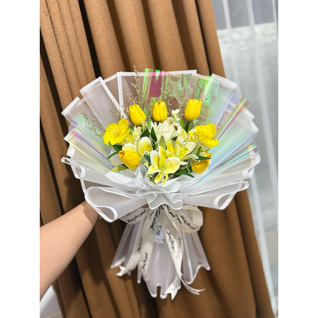 Buket Bunga Artificial / Buket Bunga Palsu / Buket Bunga Asli  / Buket Bunga Korea / Bouquet Bunga W